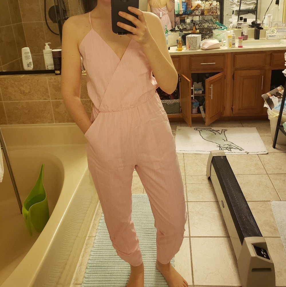 Lovers + Friends Pink jumpsuit